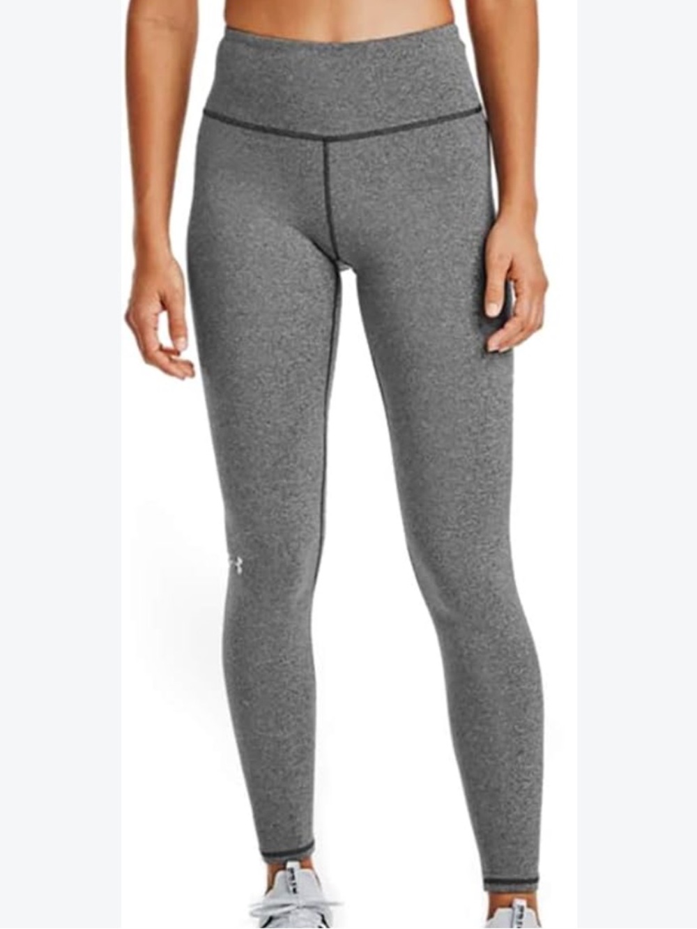 Under Armour Gray Performance ColdGear Compression Activewear Leggings Size L